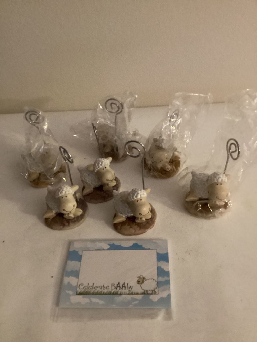 Whimsical Lamb Card or Photo Holders